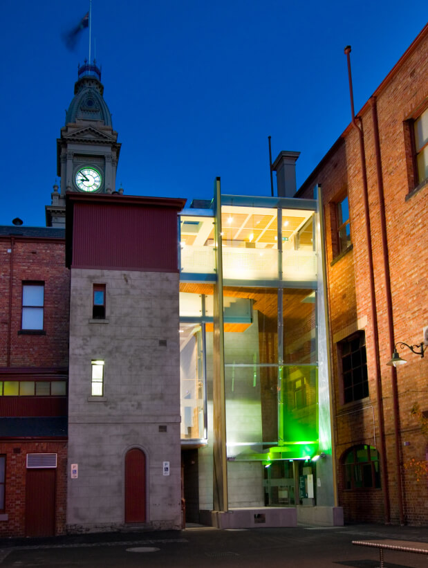 Fitzroy Town Hall - Universal Access Portal entrance