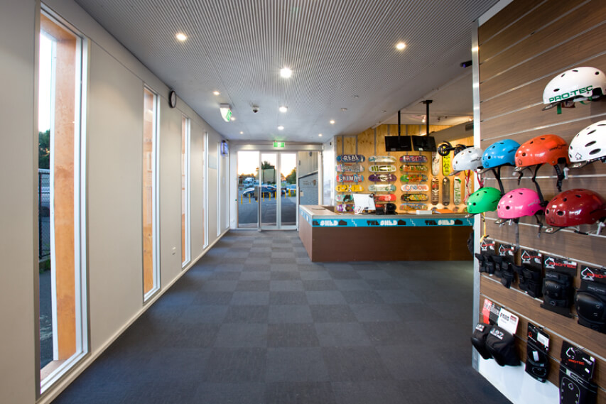 Skate Shed Cranbourne store area